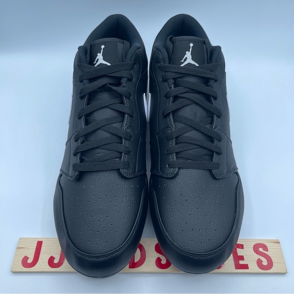 Nike Jordan 1 Low TD Black "OREO" Football Cleats FJ6245-001 Men’s Sz 16 RARE - Picture 3 of 10